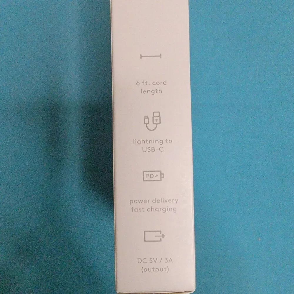 NEW Heyday 6' USB-C Fast Charging Cable Hot Pink